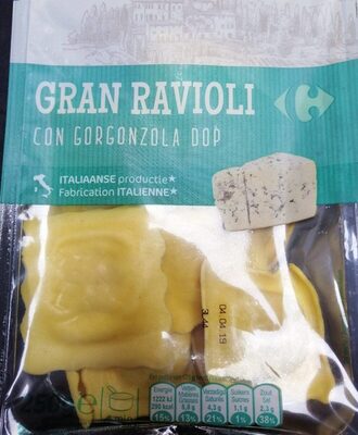 Gran ravioli con gorgonzola DOP - Product - fr