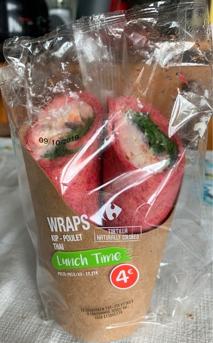 Wraps poulet thai - Produit