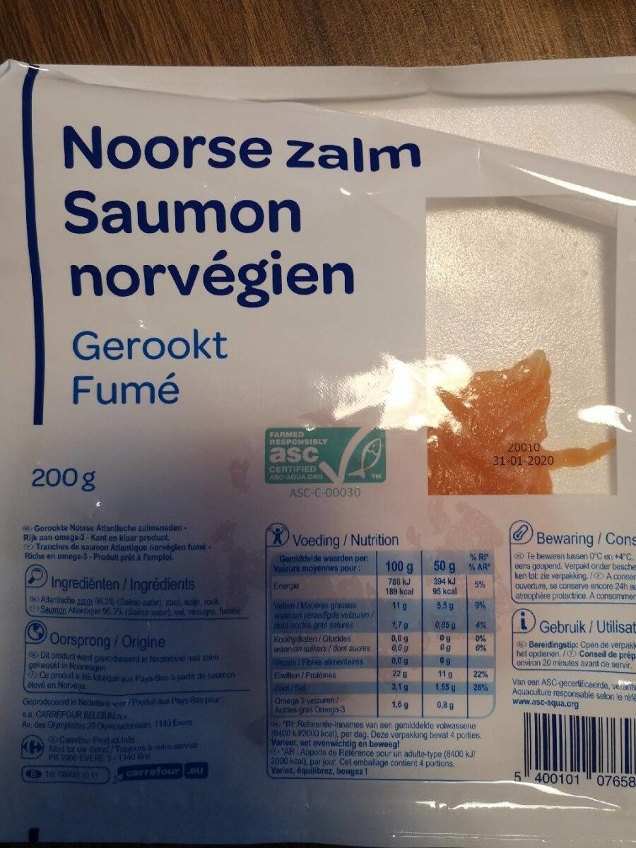 Saumon norvégien - Product - fr