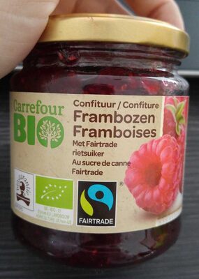 Confiture bio framboises - Produit