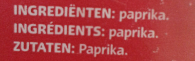 paprika doux moulu - Ingredients - fr