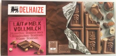 Chocolat Lait - Noisettes -Raisins Secs - Product - fr