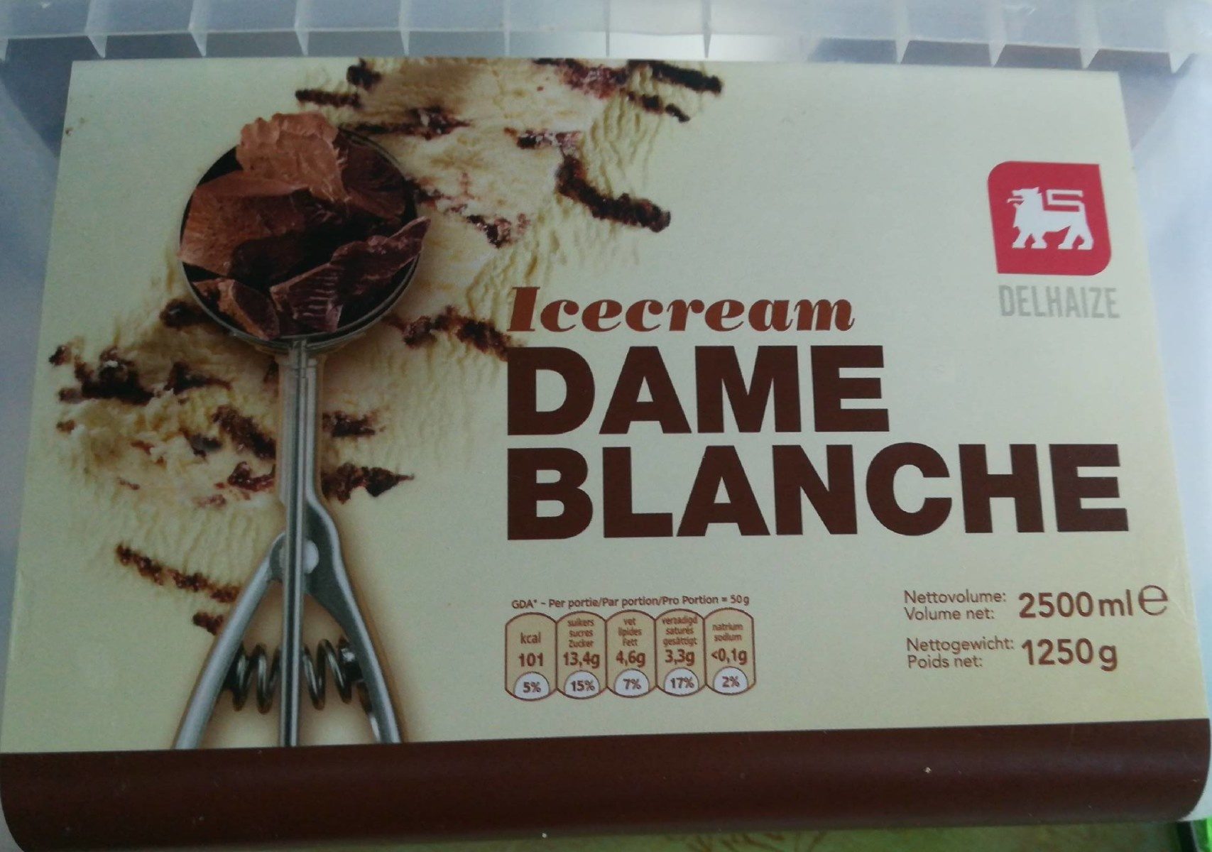 Icecream Dame Blanche - Produit