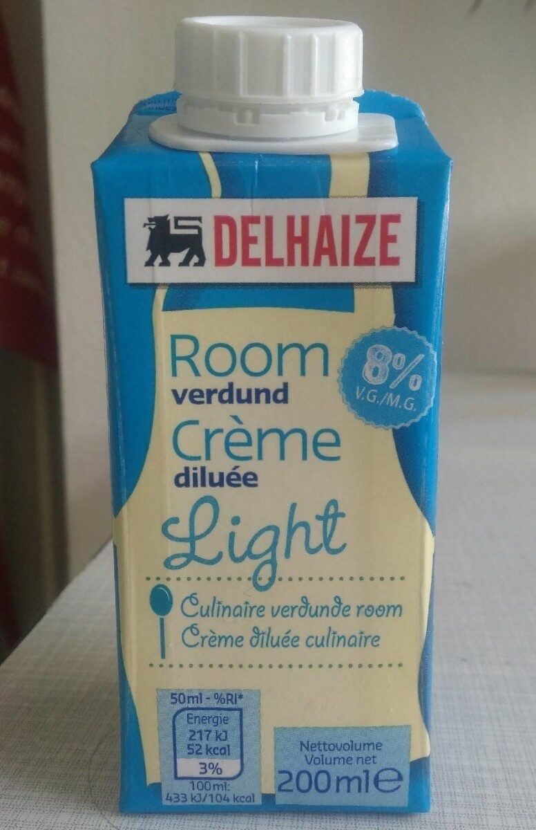 Crème dilué Light 8% mg - Product - fr