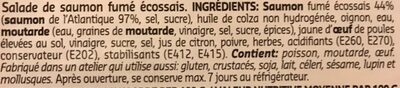 Salade de saumon fumé écossais - Ingrediënten - fr