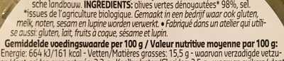 Olives vertes - Ingredients - fr