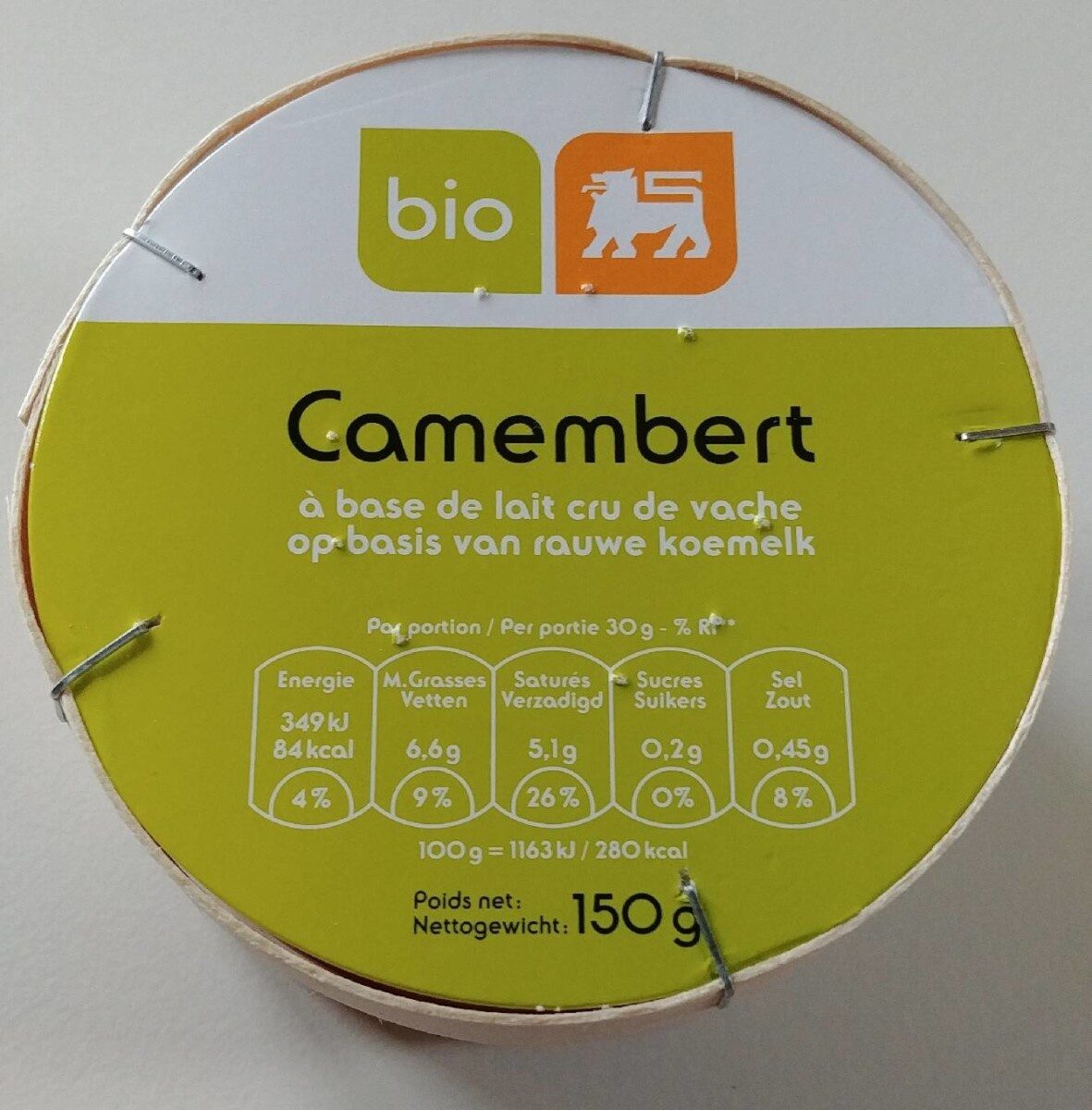 Camembert bio - Produit