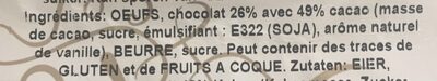 2 fondants au chocolat - Ingredients - fr
