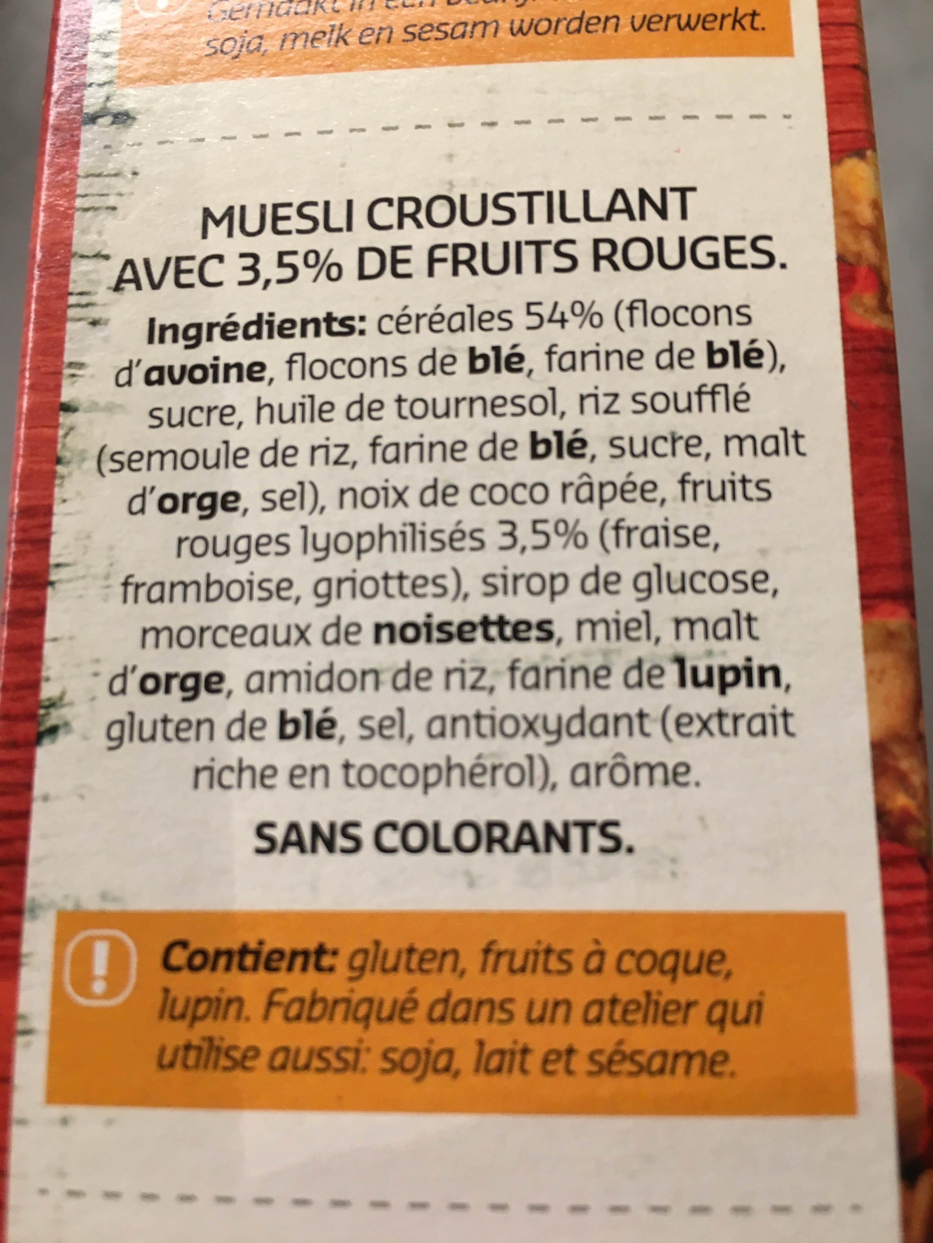Super crunchy - Ingredients - fr