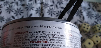 Légumes pour Couscous - Ingrediënten - fr