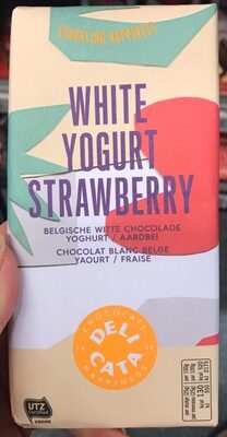 White yogurt strawberry - Product - fr