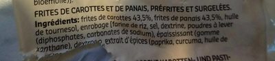frites carottes panais - Ingrediënten - fr