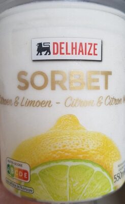 Sorbet Citron et Citron vert - Produit