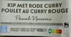 Poulet au curry rouge - Product
