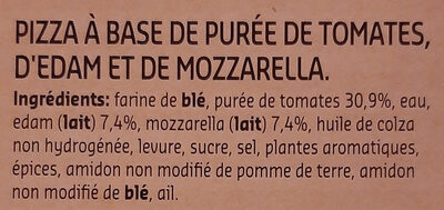 Pizza Margherita - Ingrediënten - fr