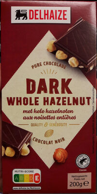 Chocolat noir aux noisettes entières - Product - fr