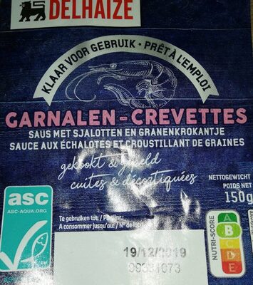 Crevettes sauce aux echalotes - Produkt - fr