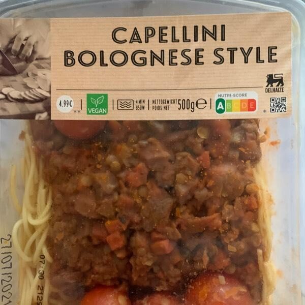 Capelini bolognese style - Produit - en