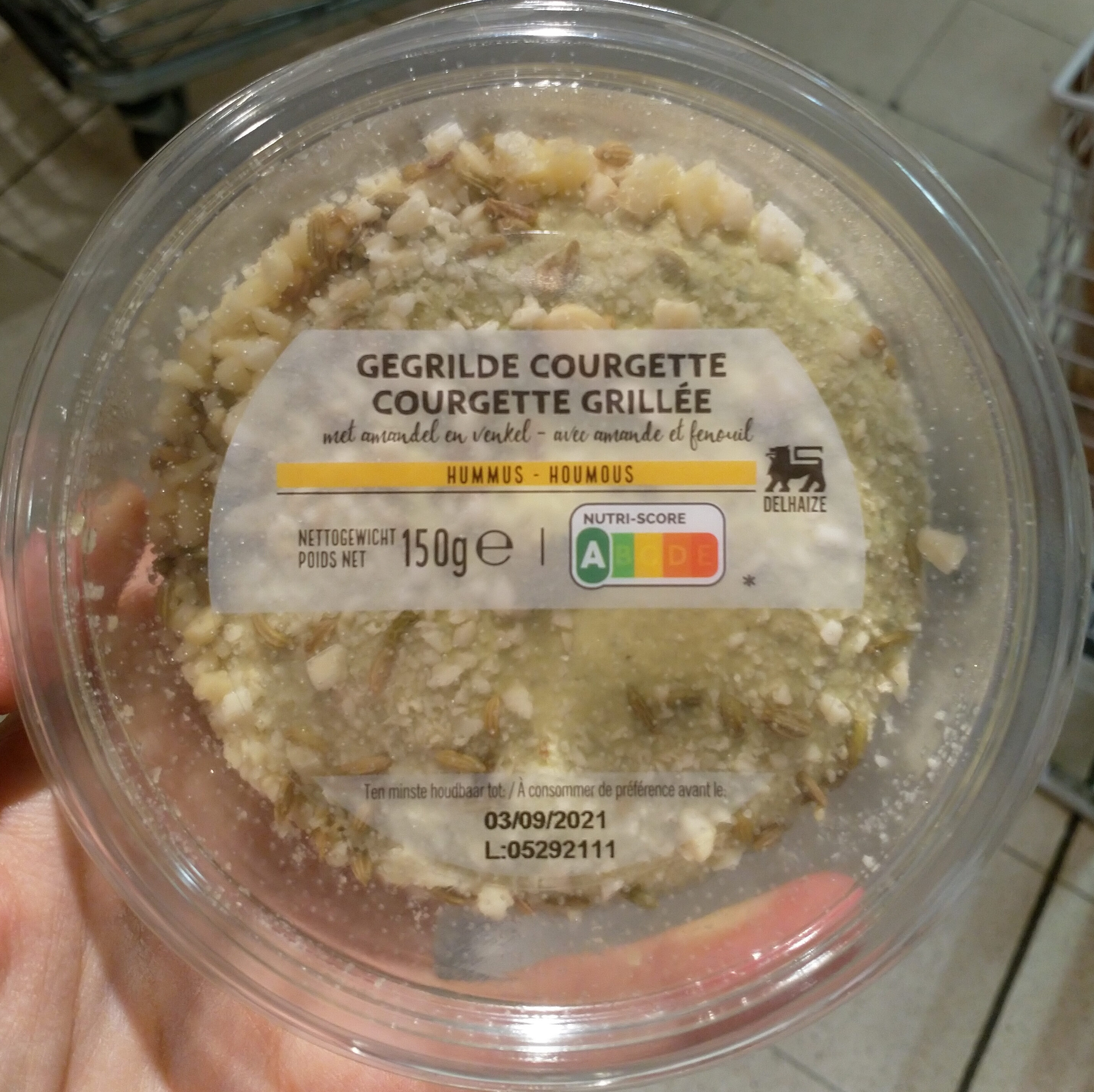Gegrilde courgette hummus - Produit