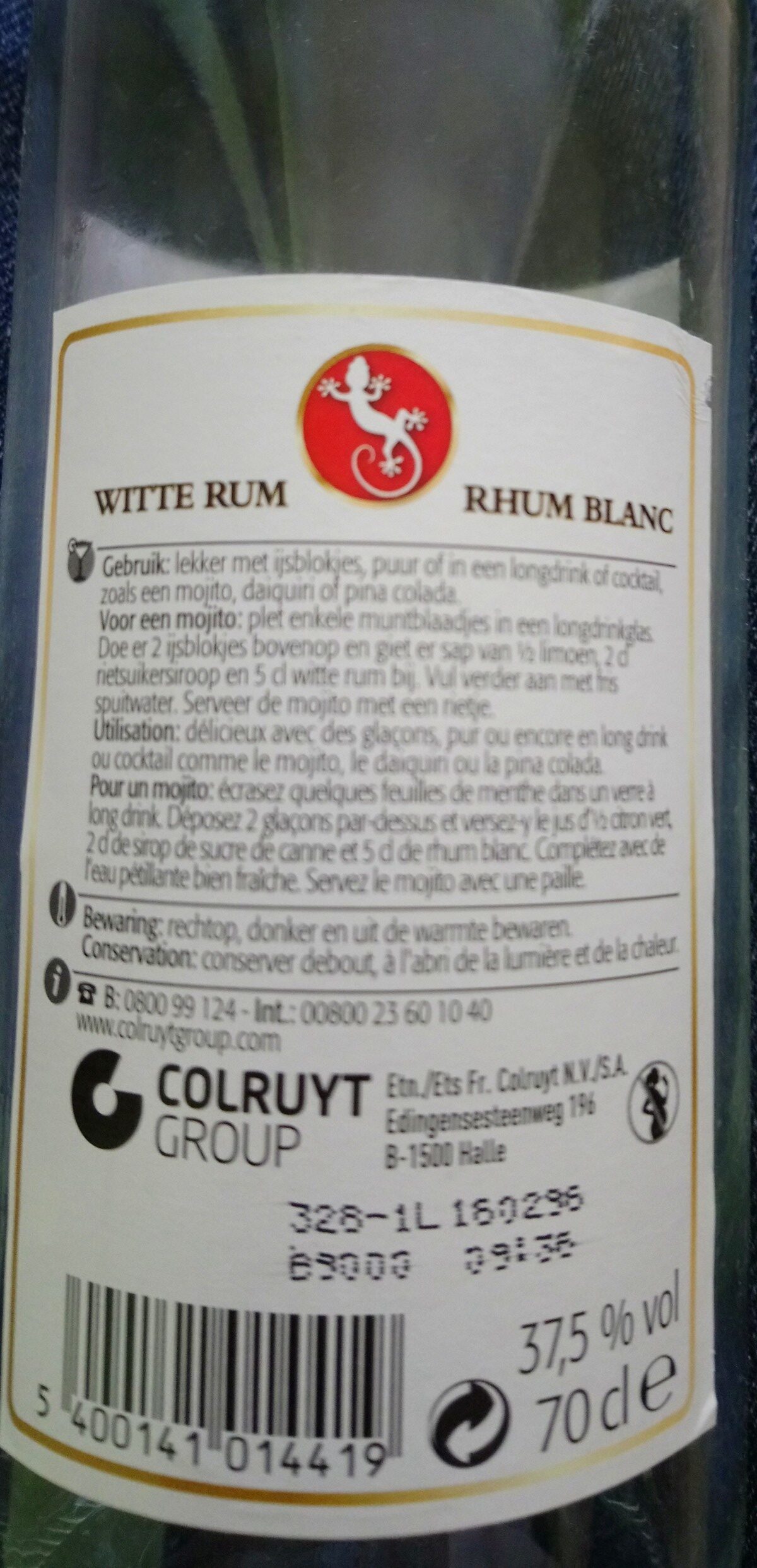 Rum - Ingrédients