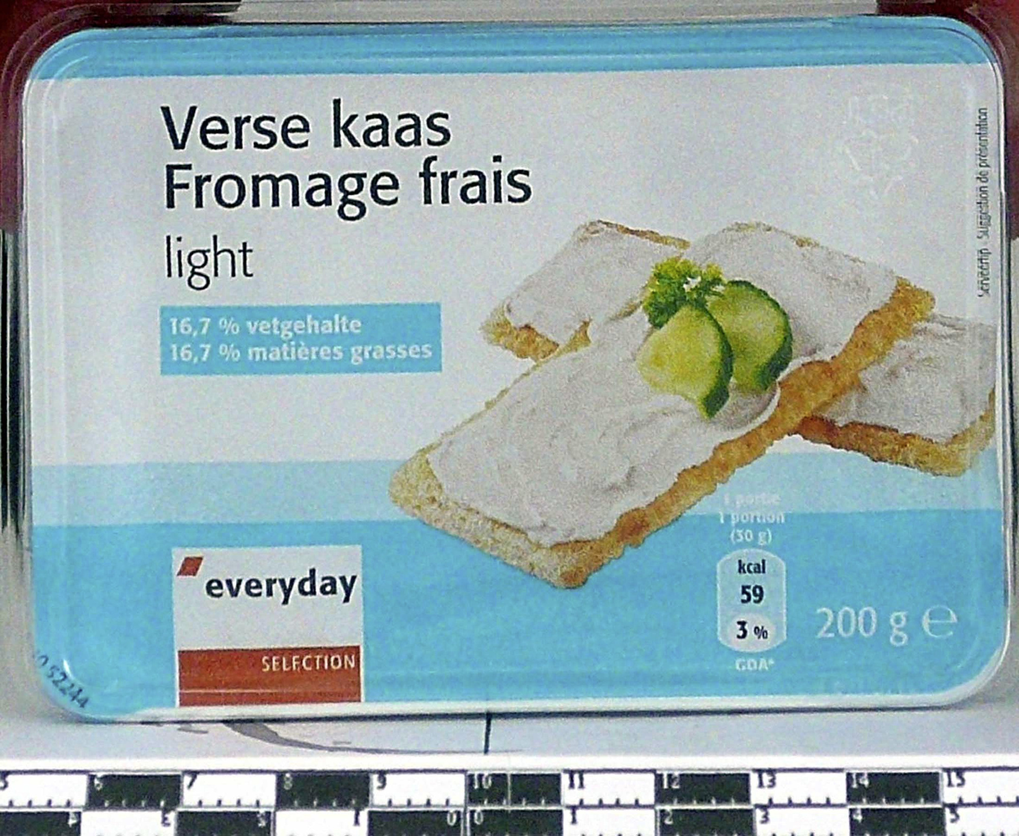 Fromage frais light (16,7% MG) - Product - fr