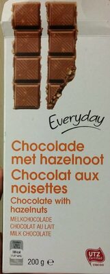 Chocolade met hazelnoot - Product