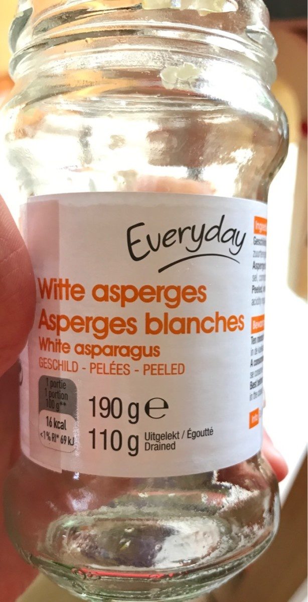 Asperges blanches - Produit