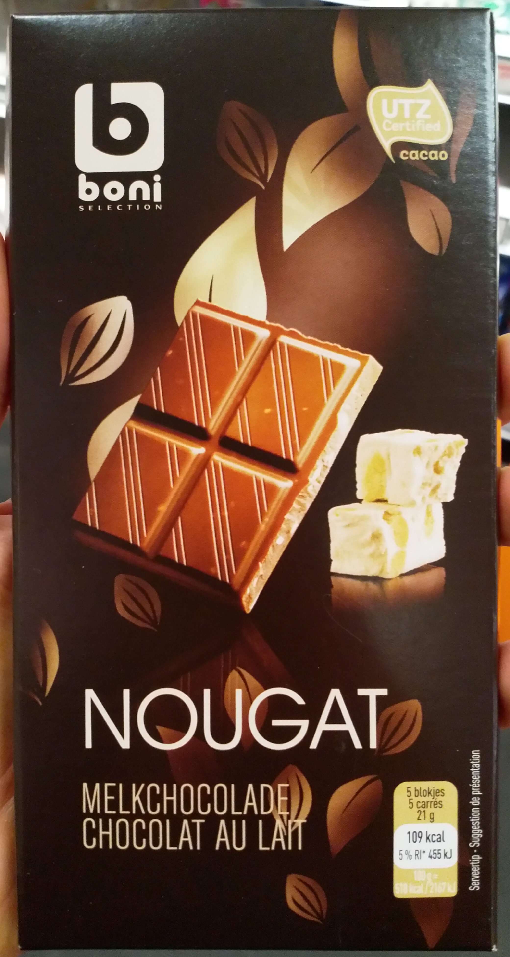 Chocolat au lait NOUGAT - Produit