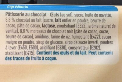 No Gluten Brownies - Ingrediënten - fr