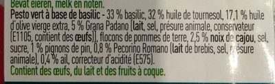 Pesto Verde - Ingrédients