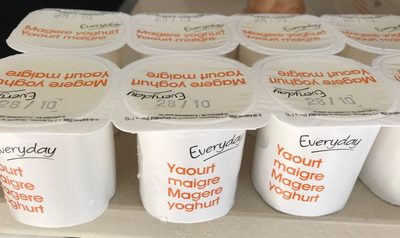 Yaourt maigre, magere yoghurt - Produit