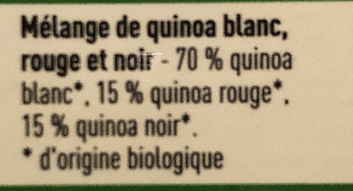 Quinoa Tricolore - Ingrediënten - fr