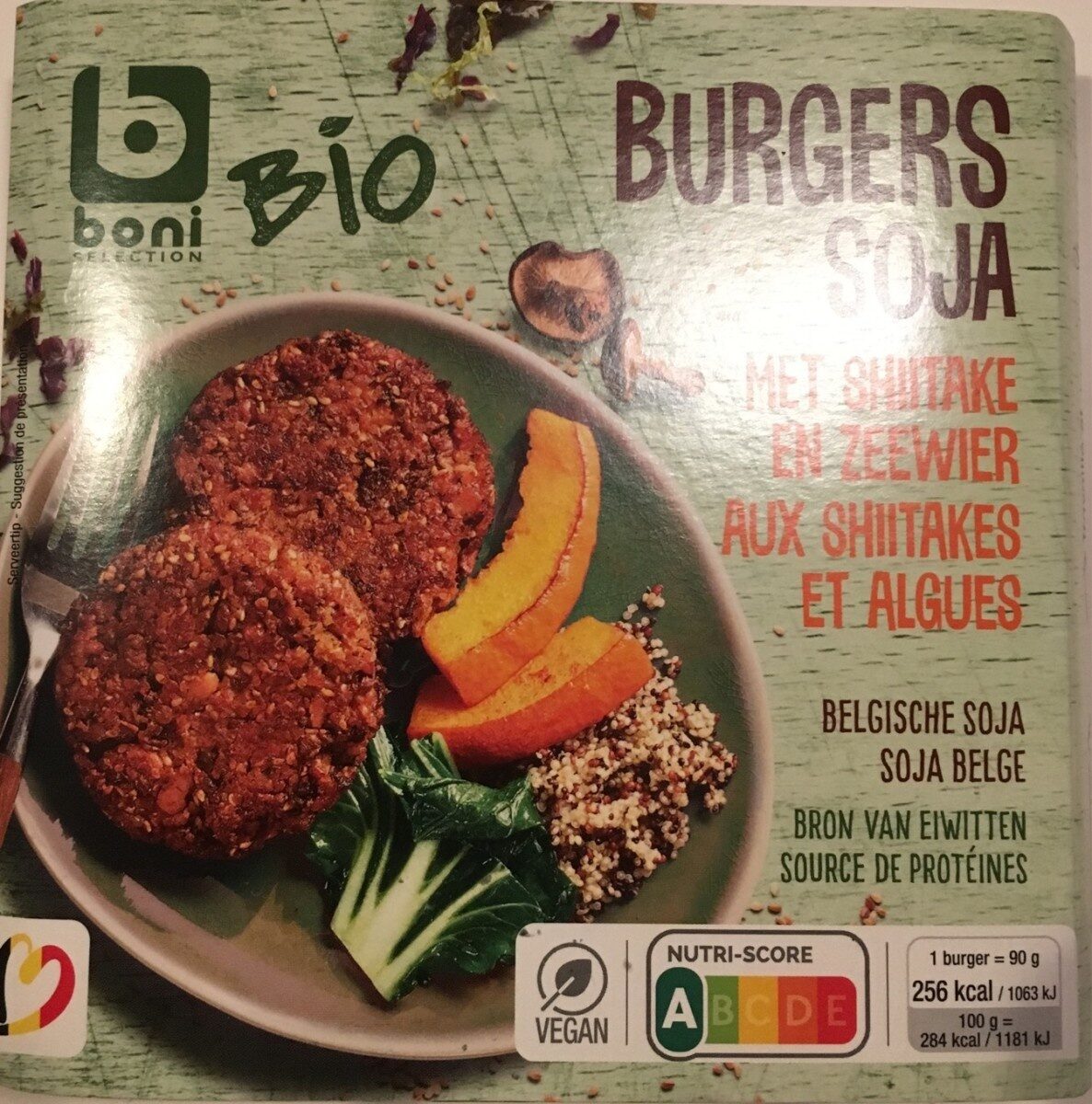 Burgers soja aux shiitakes et algues - Product - fr