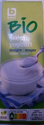 Yoghourt maigre bio - Product - fr