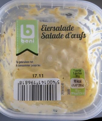 Salade d'œufs - Produit