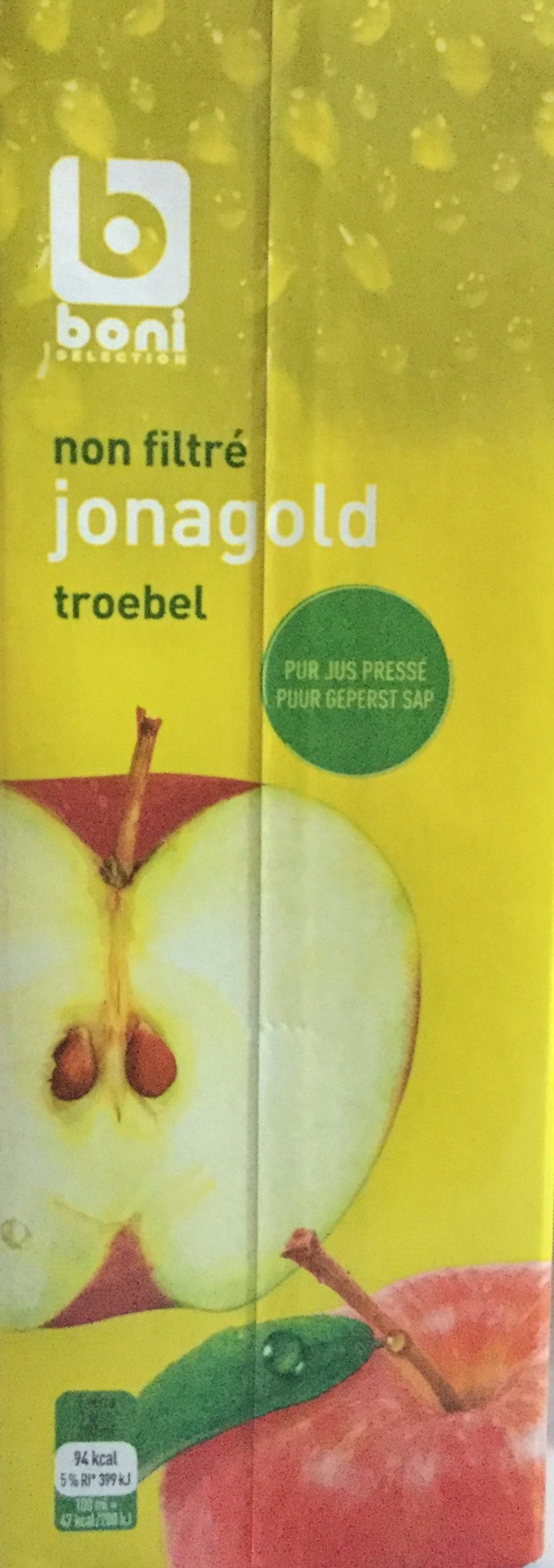 Jus de pommes jonagold - Produit