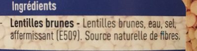 Lentilles brunes - Ingredienser - fr