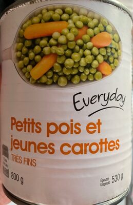 Petit pois carottes Everyday - Product - fr