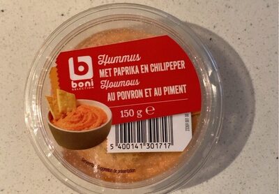 Hummus met paprika en chilipeper - Product - fr