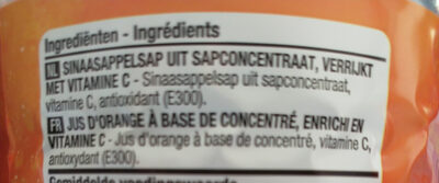 sinaasappelsap - Ingrédients - nl