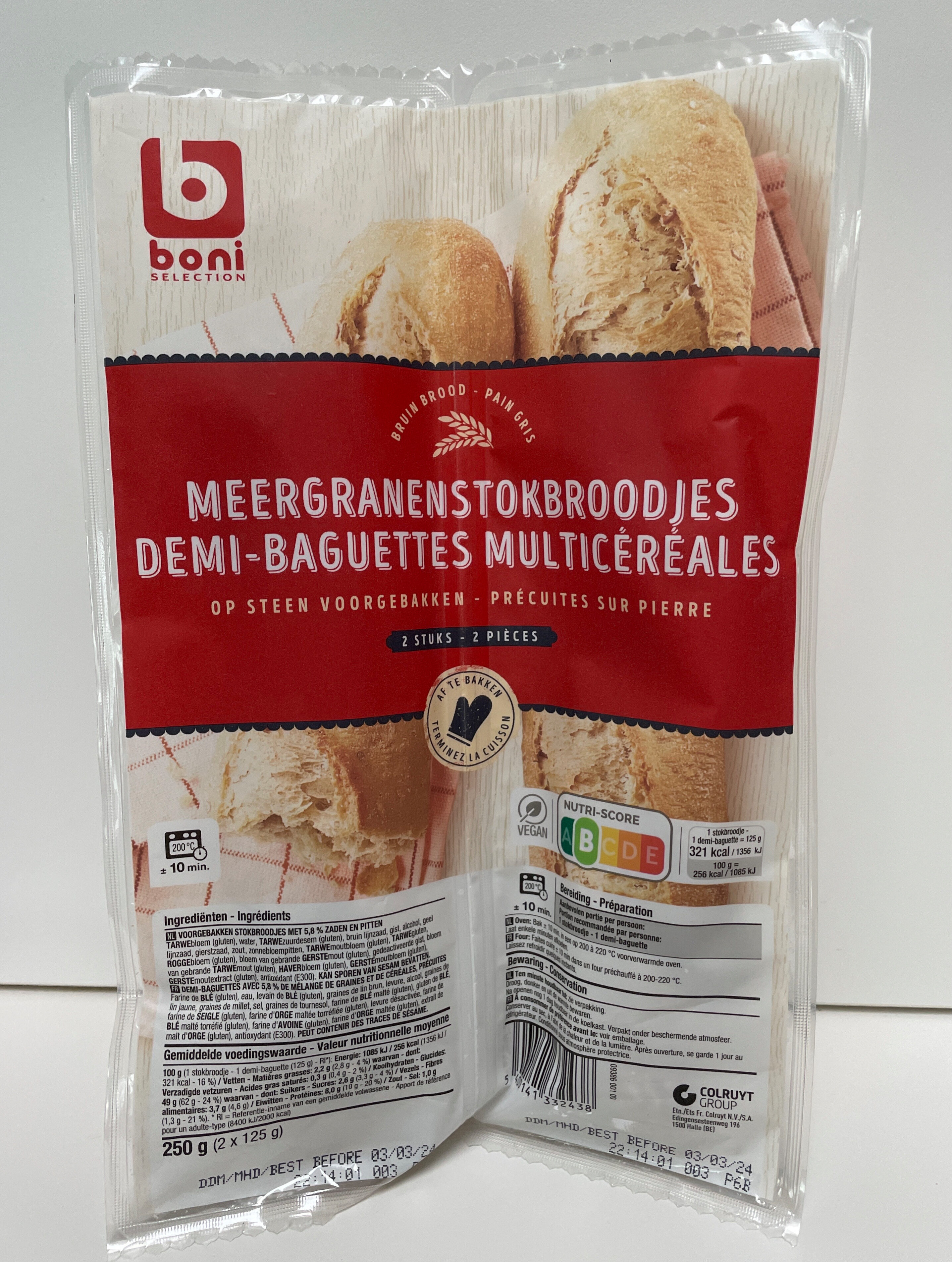 Demi-baguettes multicéréales - Product - nl