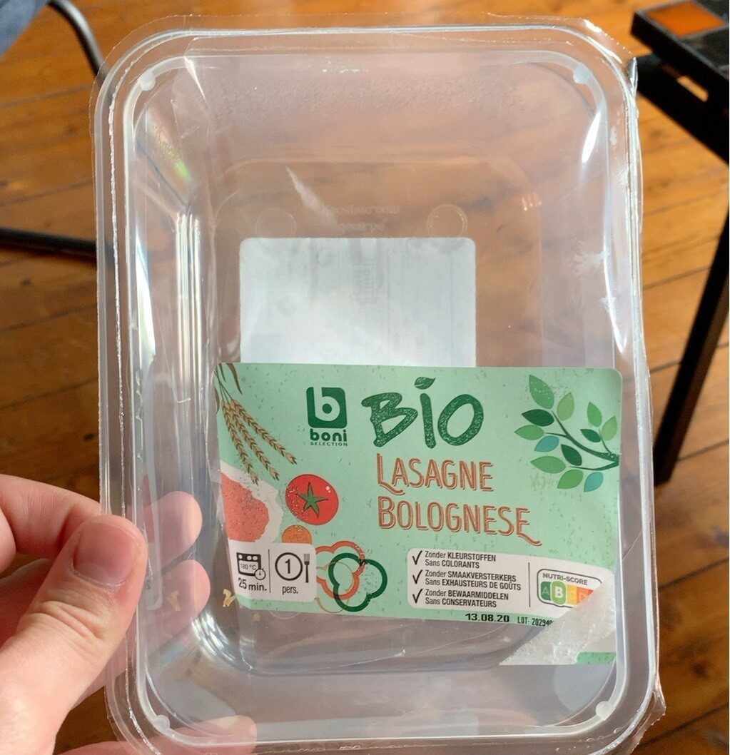 Bio Lasagne Bolognese - Product - fr