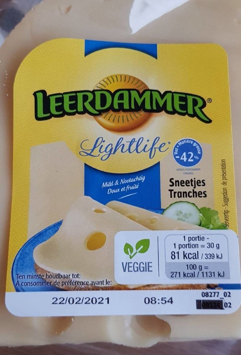 Leerdammer lightlife - Product - fr