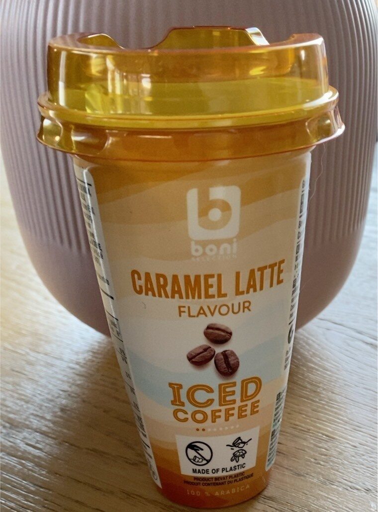 Iced coffee caramel latte - Product - fr