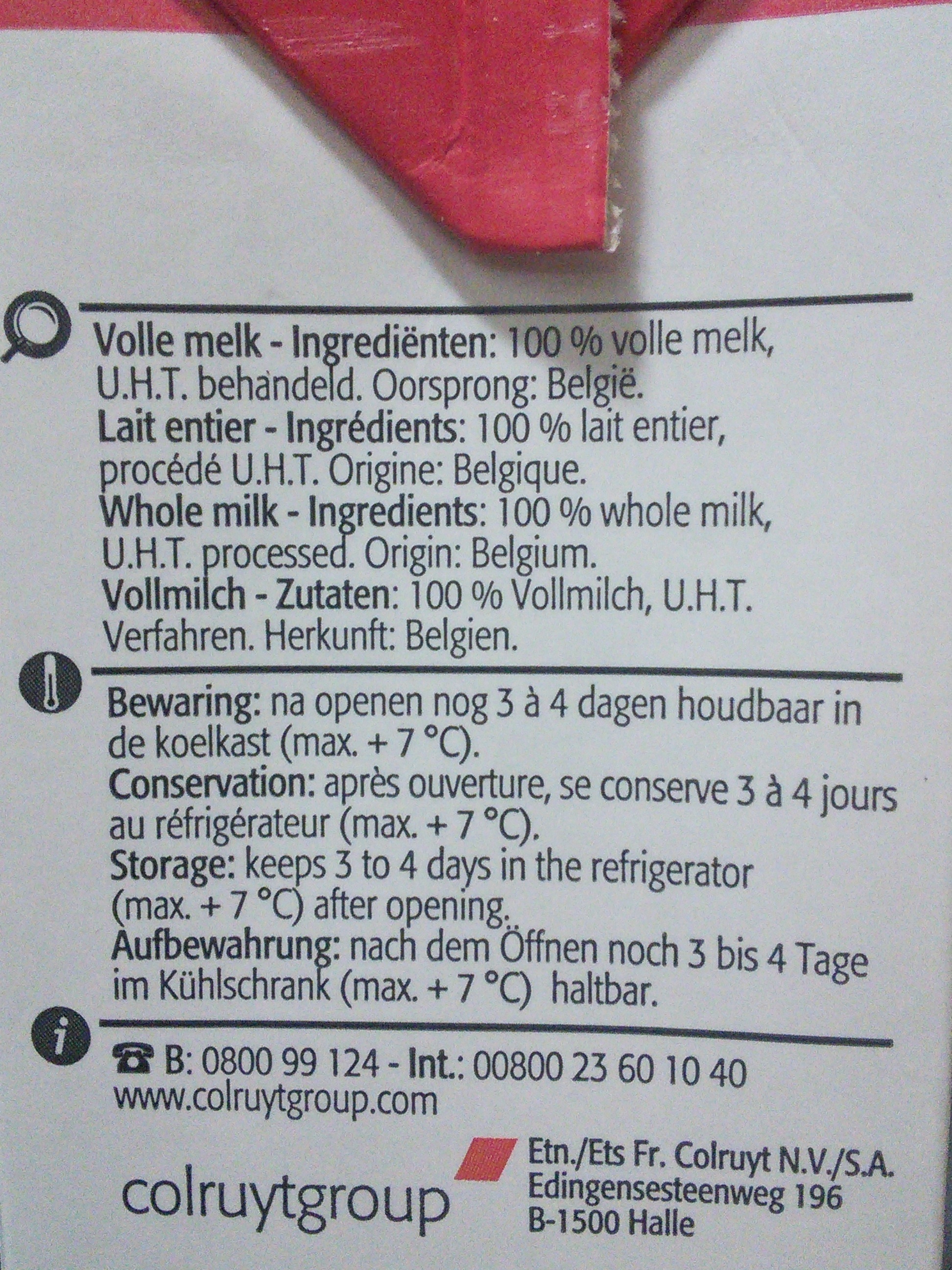 volle melk - Produit - nl
