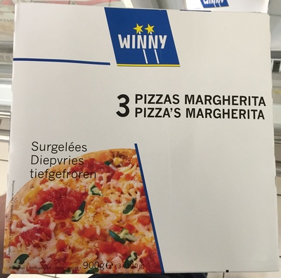 3 Pizzas Margherita Surgelées - Produkt - fr