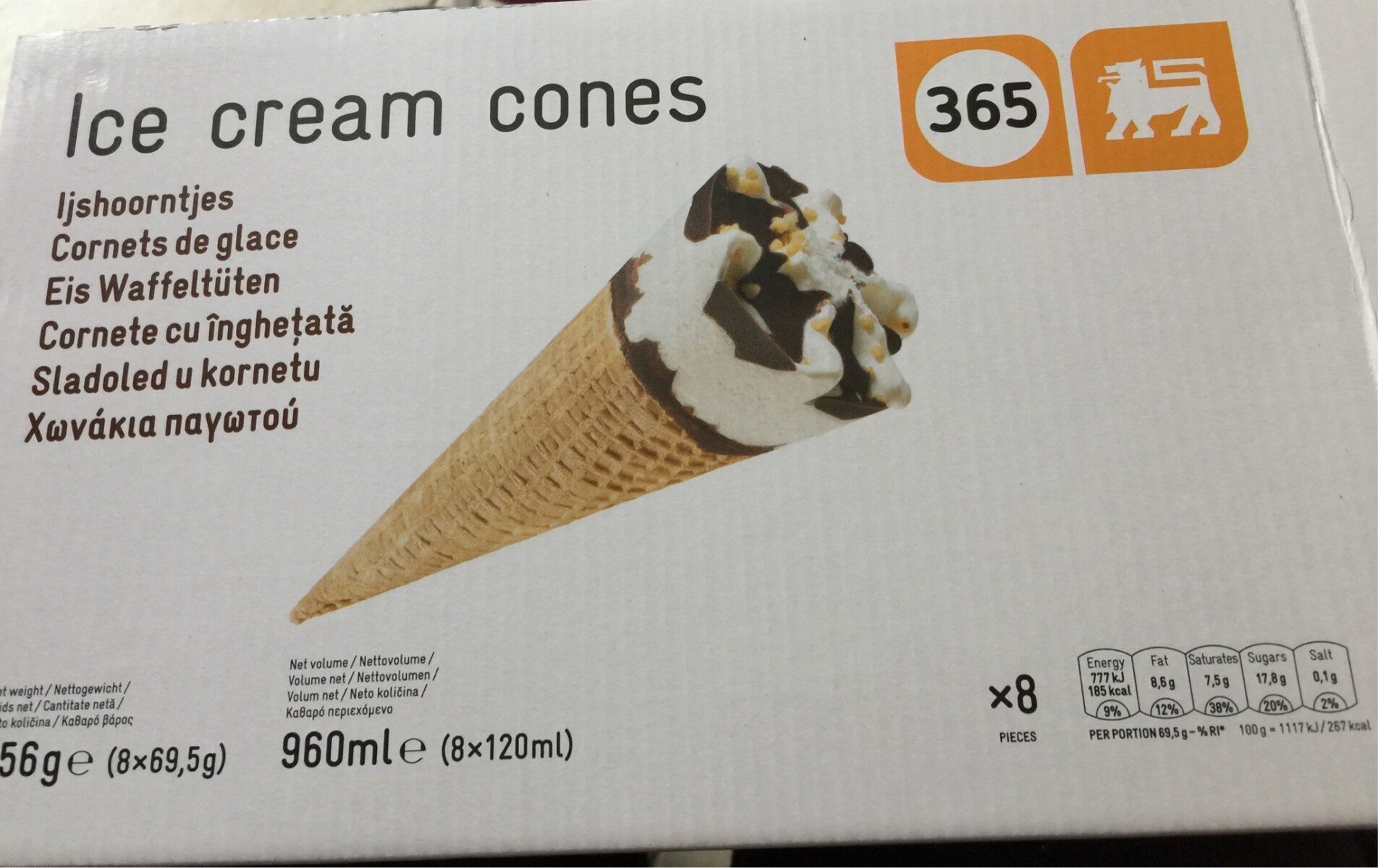 Ice cream cones - Product - fr