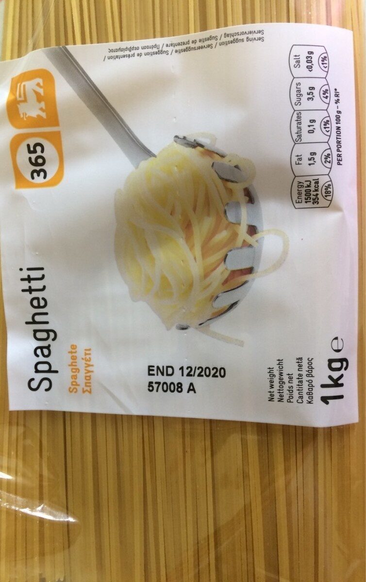 Spaghetti 365 - Product - fr