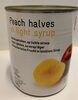 Peach halves in light syrup - Product