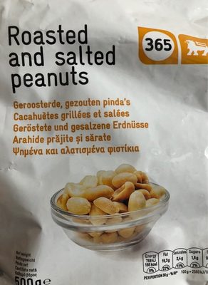 Roasted and salted peanuts - Product